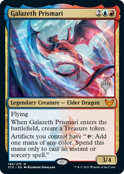 Galazeth Prismari (Promo Pack) [Strixhaven: School of Mages Promos] (PSTX 189)