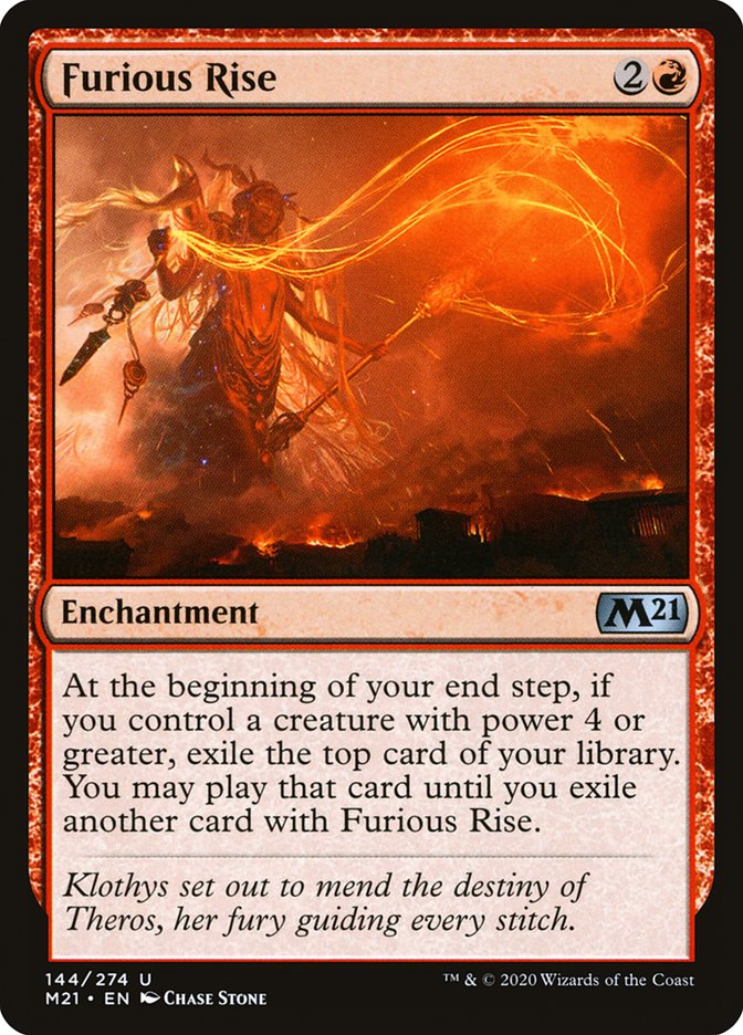 Furious Rise [Core Set 2021] (M21 144)