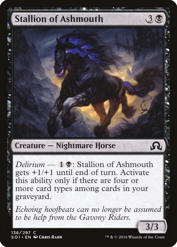 Stallion of Ashmouth [Shadows over Innistrad] (SOI 136)