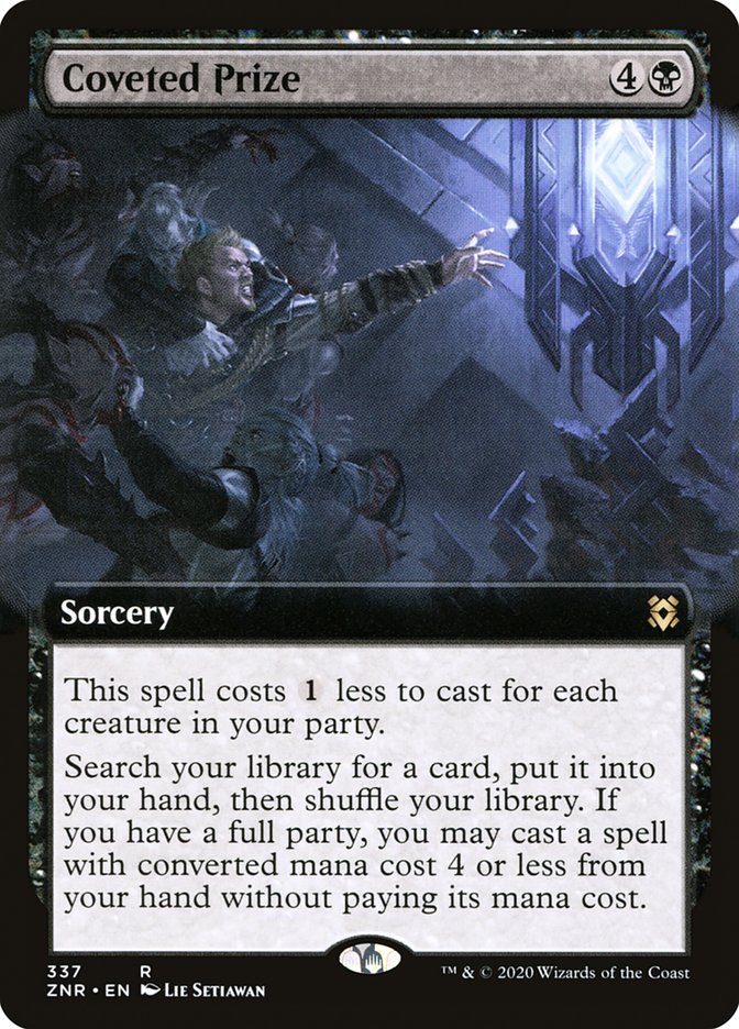 Coveted Prize (Extended Art) [Zendikar Rising] (ZNR 337)