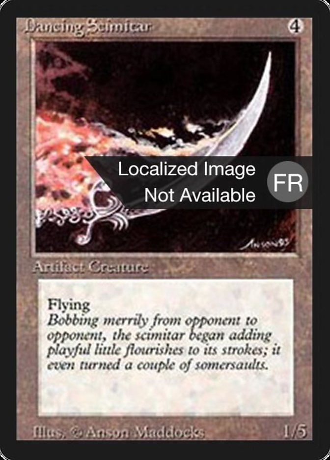 Dancing Scimitar [Foreign Black Border] (FBB 243)