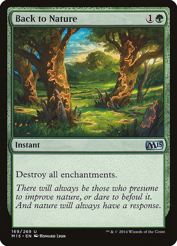 Back to Nature [Magic 2015] (M15 169)