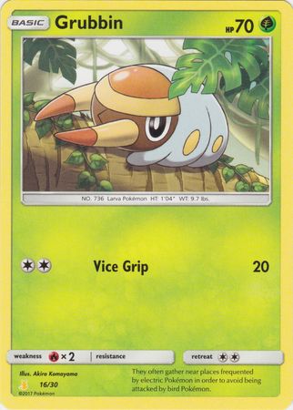 Grubbin (16/30) [Sun & Moon: Trainer Kit - Lycanroc & Alolan Raichu]