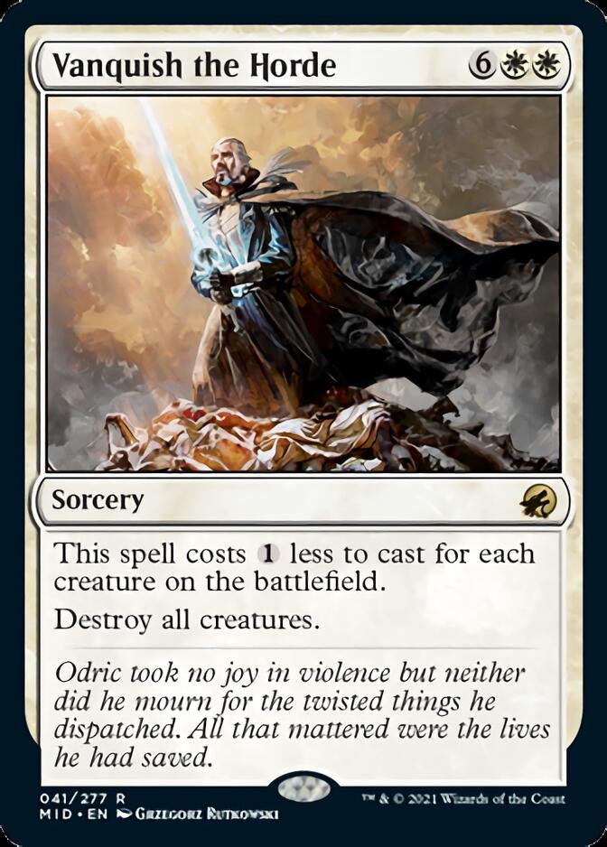 Vanquish the Horde [Innistrad: Midnight Hunt] (MID 41)