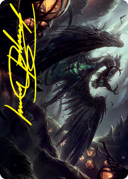 Beledros Witherbloom Art Card (Gold-Stamped Signature) [Strixhaven: School of Mages Art Series] (ASTX 57)