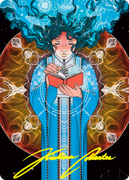 Memory Lapse Art Card (Gold-Stamped Signature) [Strixhaven: School of Mages Art Series] (ASTX 66)