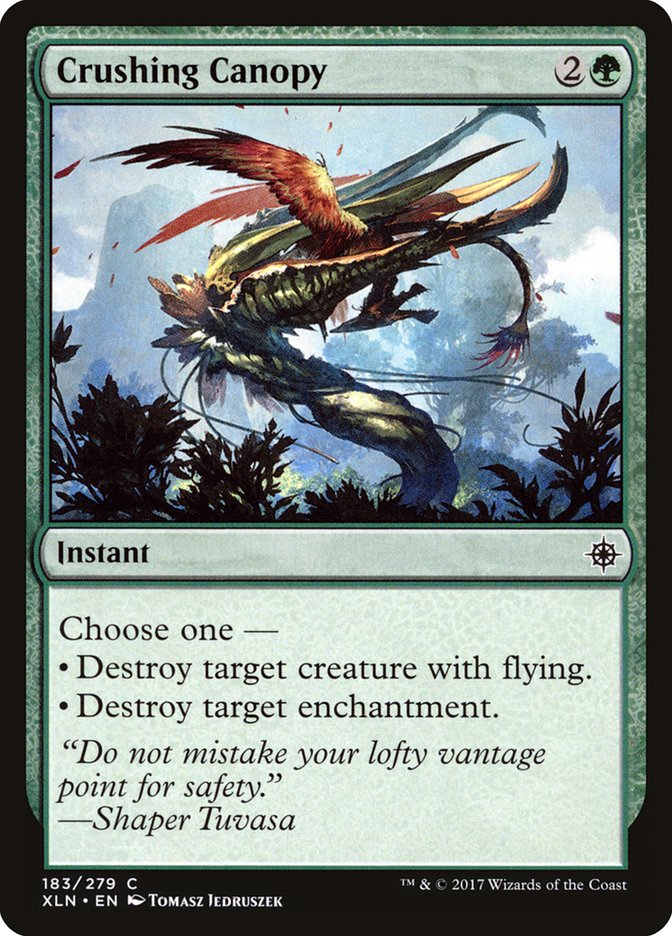 Crushing Canopy [Ixalan] (XLN 183)