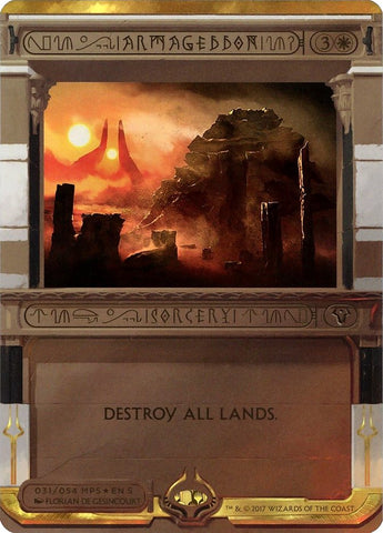 Armageddon (Invocation) [Amonkhet Invocations] (MP2 31)