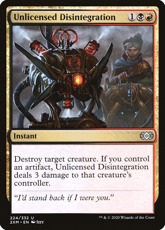 Unlicensed Disintegration [Double Masters] (2XM 224)