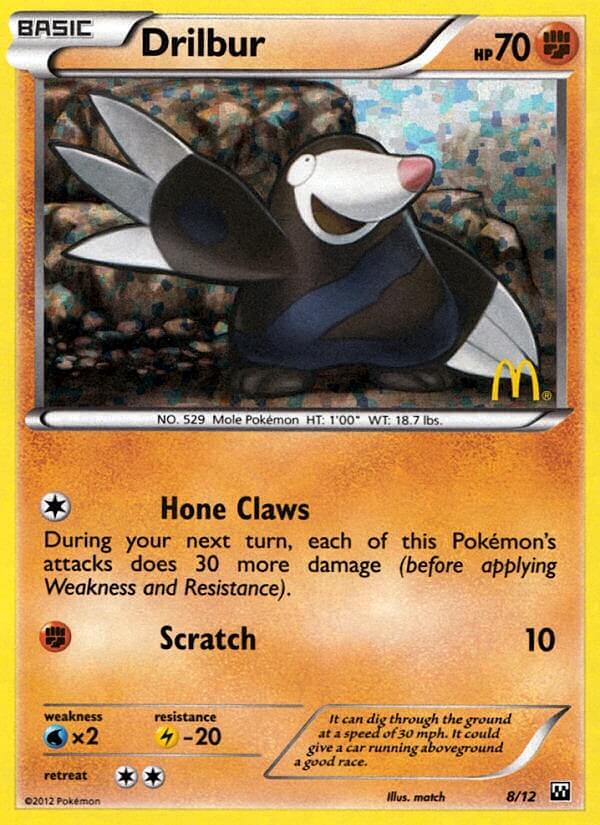 Drilbur (8/12) [Mcdonald's Promos: 2012 Collection]
