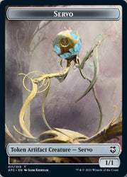 Servo // Zombie Double-sided Token [Dungeons & Dragons: Adventures in the Forgotten Realms Commander Tokens] (TAFC 11)