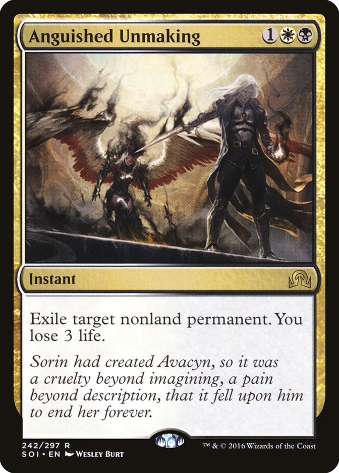 Anguished Unmaking [Shadows over Innistrad] (SOI 242)