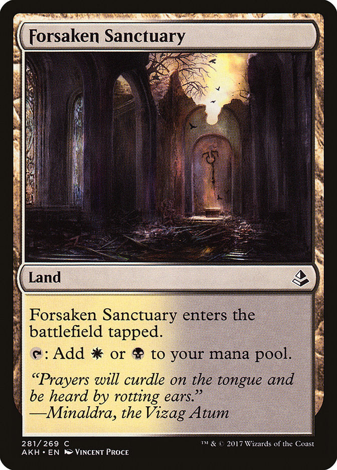 Forsaken Sanctuary [Amonkhet] (AKH 281)