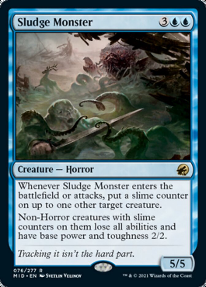 Sludge Monster [Innistrad: Midnight Hunt] (MID 76)