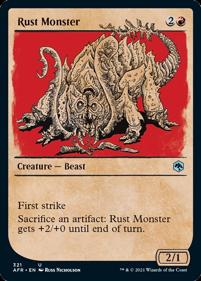 Rust Monster (Showcase) [Dungeons & Dragons: Adventures in the Forgotten Realms] (AFR 321)