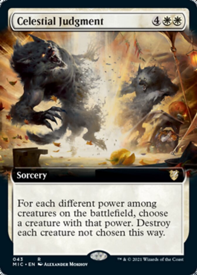 Celestial Judgment (Extended) [Innistrad: Midnight Hunt Commander] (MIC 43)
