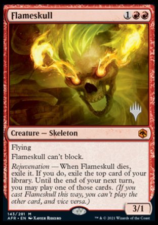 Flameskull (Promo Pack) [Dungeons & Dragons: Adventures in the Forgotten Realms Promos] (PAFR 143)