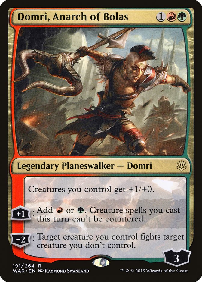 Domri, Anarch of Bolas [War of the Spark] (WAR 191)