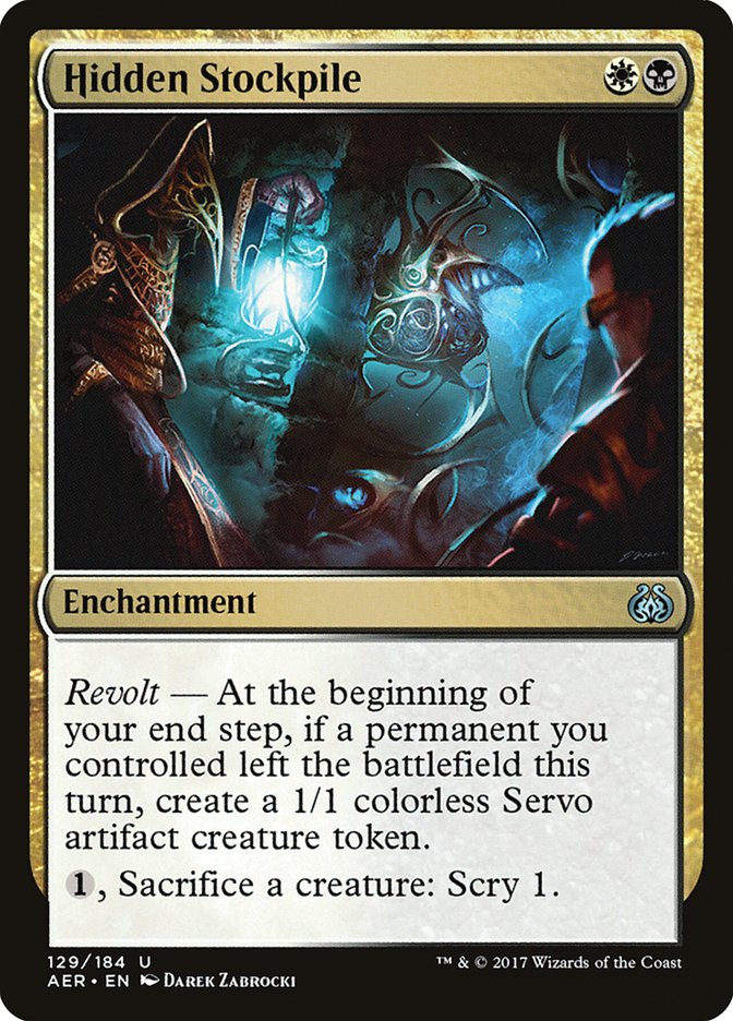 Hidden Stockpile [Aether Revolt] (AER 129)