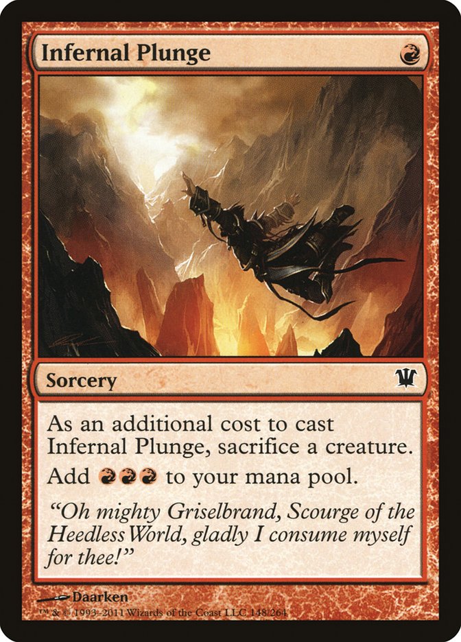 Infernal Plunge [Innistrad] (ISD 148)