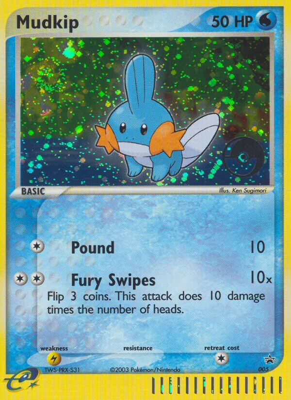 Mudkip (5) [Nintendo: Black Star Promos]