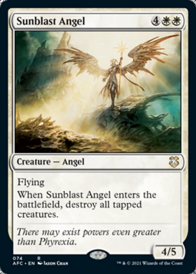 Sunblast Angel [Dungeons & Dragons: Adventures in the Forgotten Realms Commander] (AFC 74)