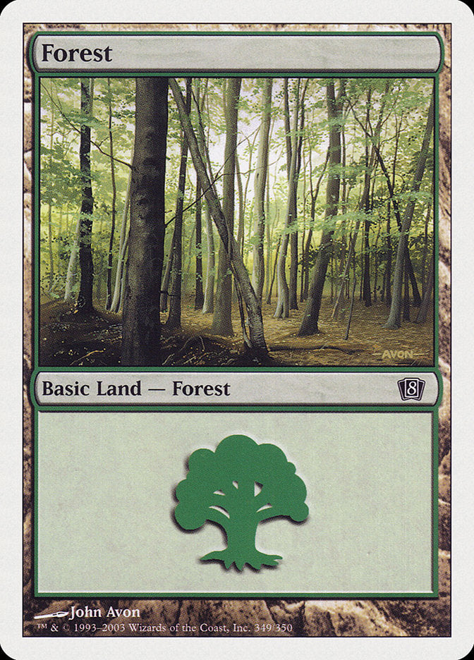 Forest (#349) [Eighth Edition] (8ED 349)