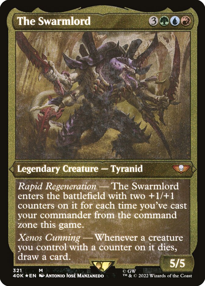 The Swarmlord (Display Commander) (Surge Foil) [Universes Beyond: Warhammer 40,000]