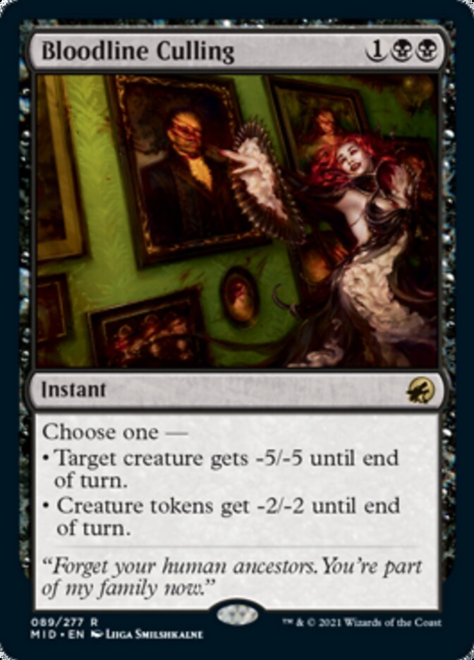 Bloodline Culling [Innistrad: Midnight Hunt] (MID 89)