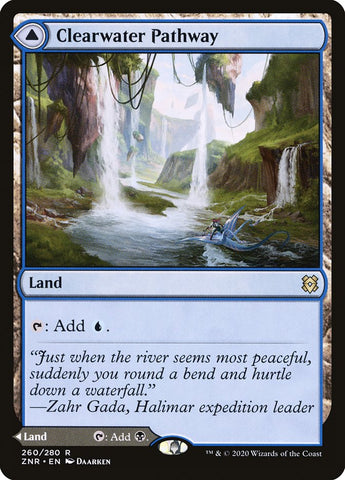 Clearwater Pathway // Murkwater Pathway [Zendikar Rising] (ZNR 260)