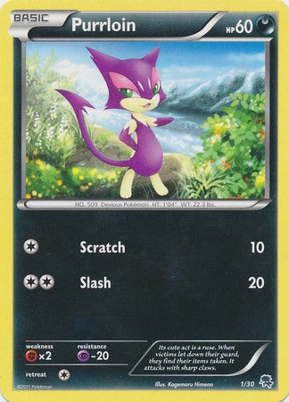Purrloin (1/30) [Black & White: Trainer Kit]