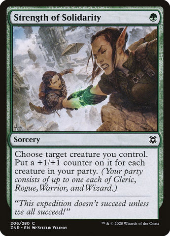 Strength of Solidarity [Zendikar Rising] (ZNR 206)