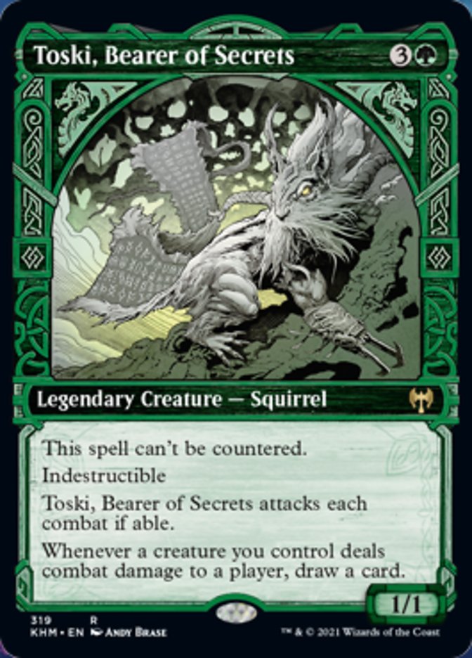 Toski, Bearer of Secrets (Showcase) [Kaldheim] (KHM 319)