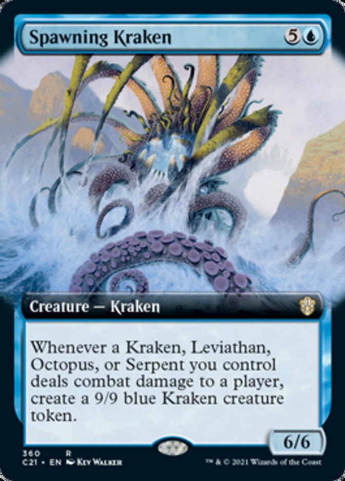 Spawning Kraken (Extended) [Commander 2021] (C21 360)