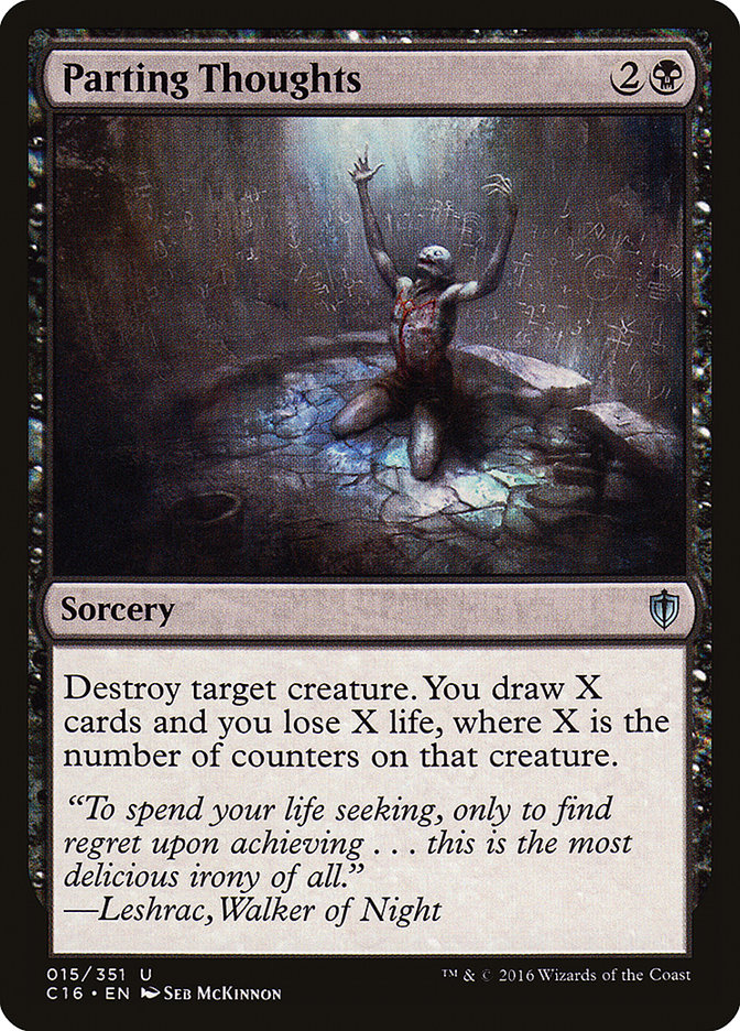 Parting Thoughts [Commander 2016] (C16 15)