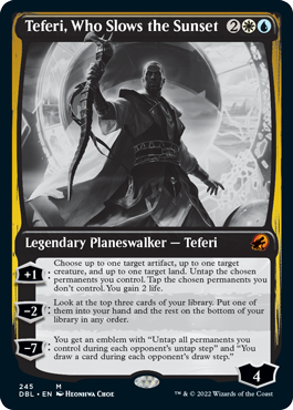 Teferi, Who Slows the Sunset [Innistrad: Double Feature] (DBL 245)