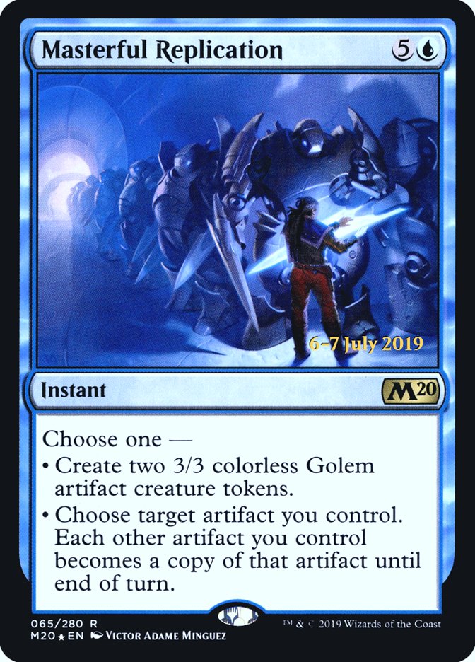 Masterful Replication  [Core Set 2020 Prerelease Promos] (PM20 65S)