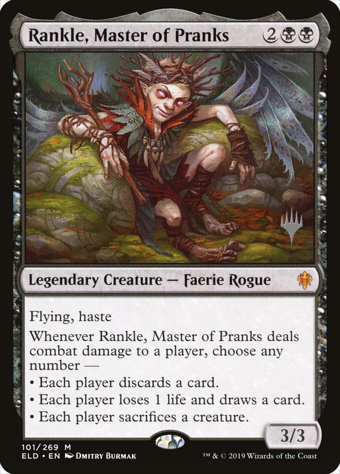 Rankle, Master of Pranks (Promo Pack) [Throne of Eldraine Promos] (PELD 101P)