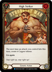 High Striker (Red) [EVR164] 1st Edition Rainbow Foil