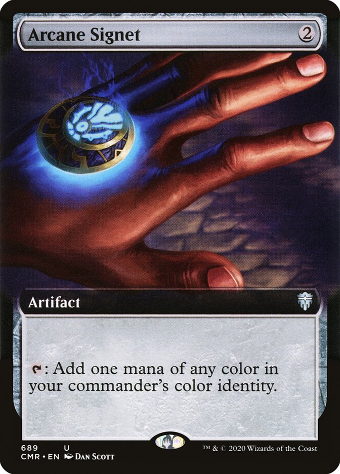 Arcane Signet (Extended Art) [Commander Legends] (CMR 689)