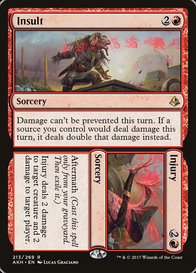 Insult // Injury [Amonkhet] (AKH 213)