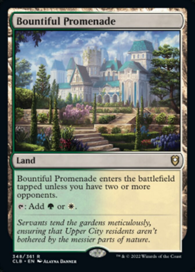 Bountiful Promenade [Commander Legends: Battle for Baldur's Gate] (CLB 348)