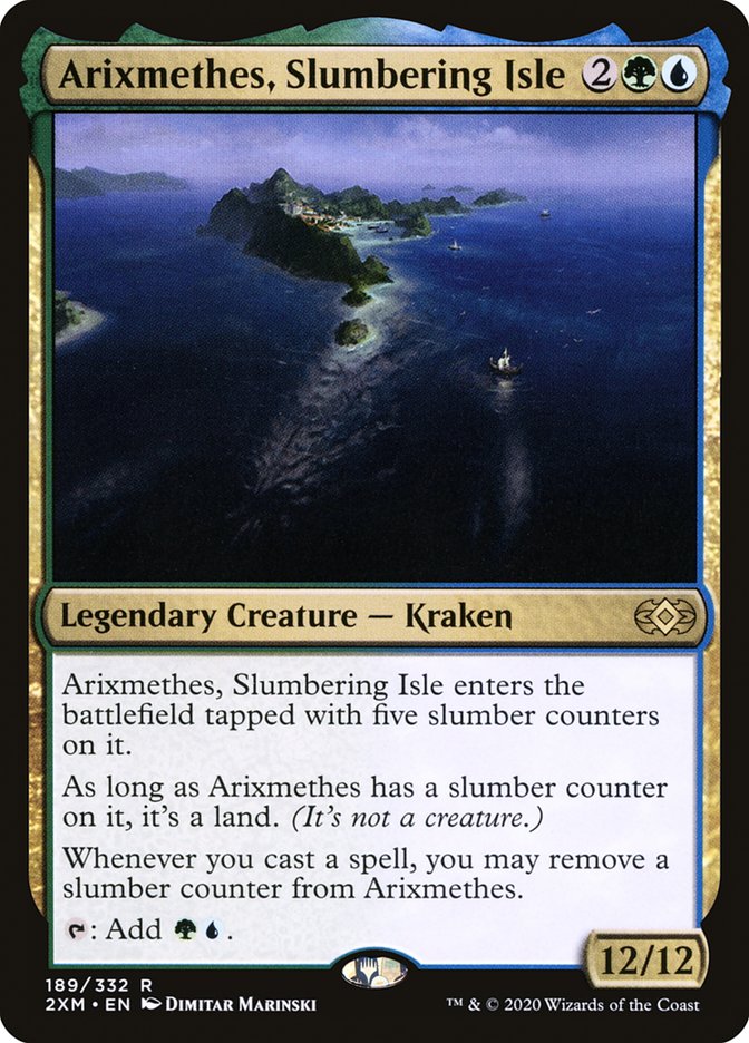 Arixmethes, Slumbering Isle [Double Masters] (2XM 189)