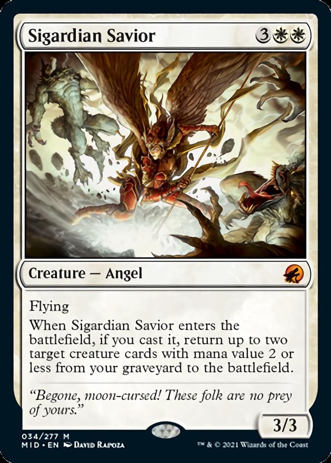 Sigardian Savior [Innistrad: Midnight Hunt] (MID 34)