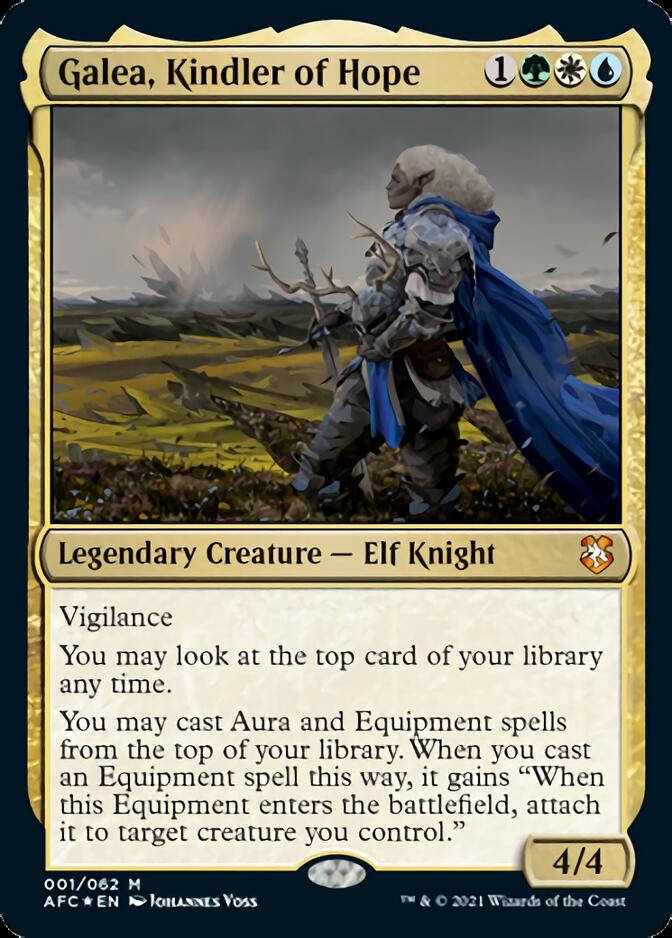 Galea, Kindler of Hope [Dungeons & Dragons: Adventures in the Forgotten Realms Commander] (AFC 1)