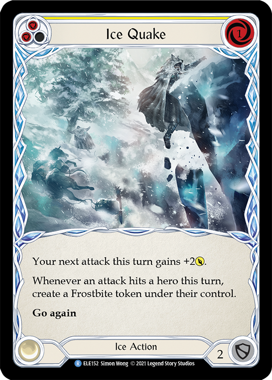 Ice Quake (Yellow) [ELE152] 1st Edition Normal