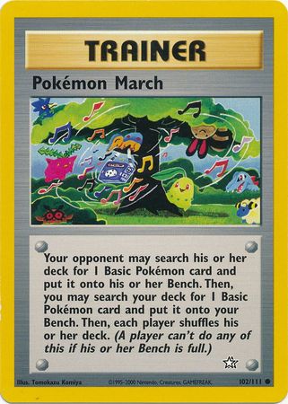 Pokemon March (102/111) [Neo Genesis]