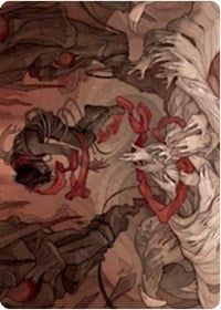 Thwart the Grave Art Card [Zendikar Rising Art Series] (AZNR 64)