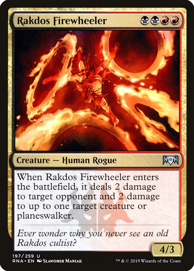 Rakdos Firewheeler [Ravnica Allegiance] (RNA 197)