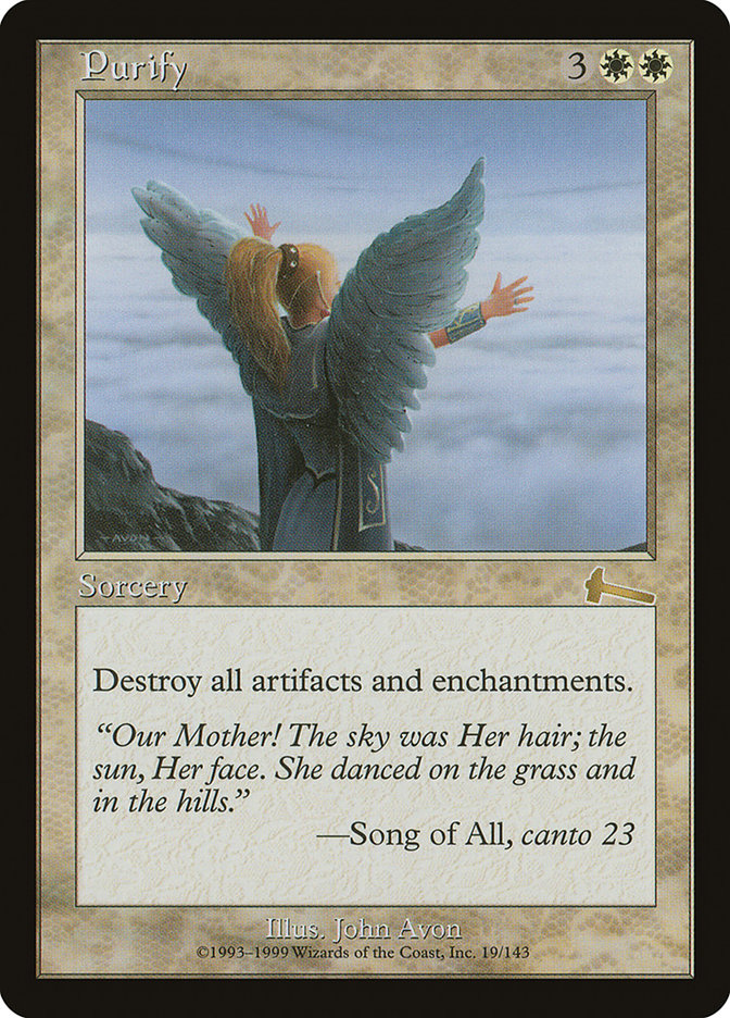 Purify [Urza's Legacy] (ULG 19)